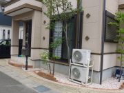 植栽撤去しすっきりと