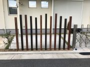 デザイナーズパーツで仕切り