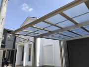 外構付新築戸建にカーポート等を追加